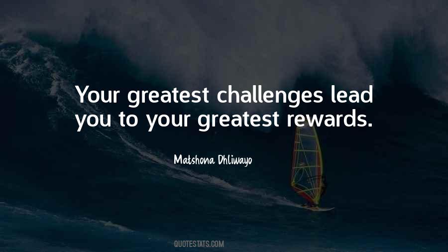 Greatest Rewards Quotes #357950