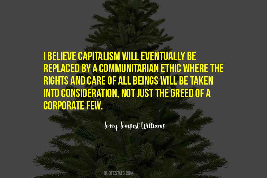 Greed Capitalism Quotes #1467637