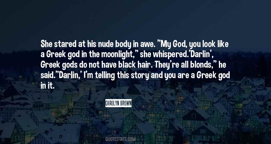 Greek God Body Quotes #215561