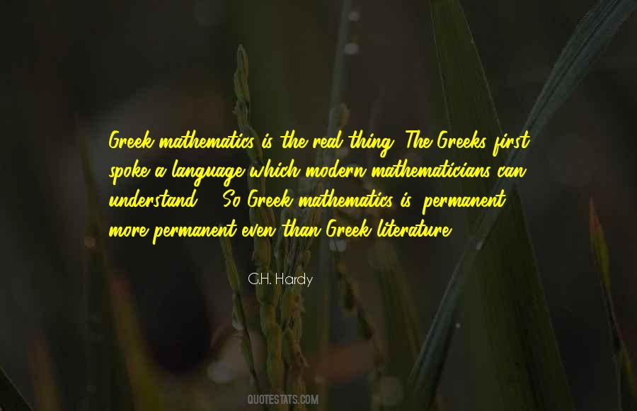 Greek Mathematicians Quotes #1138972