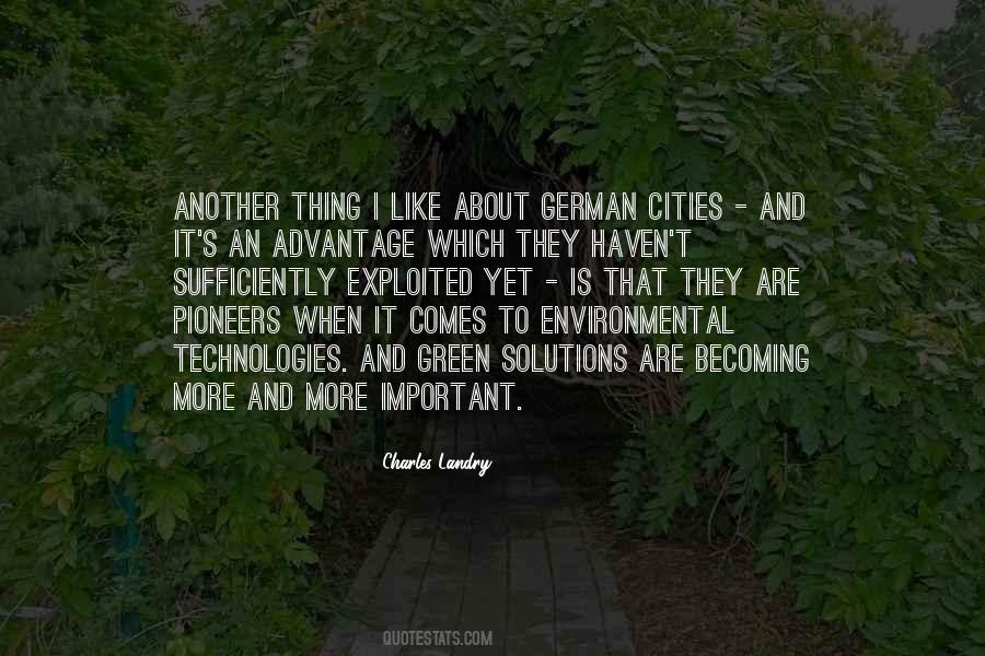 Green Cities Quotes #1780969