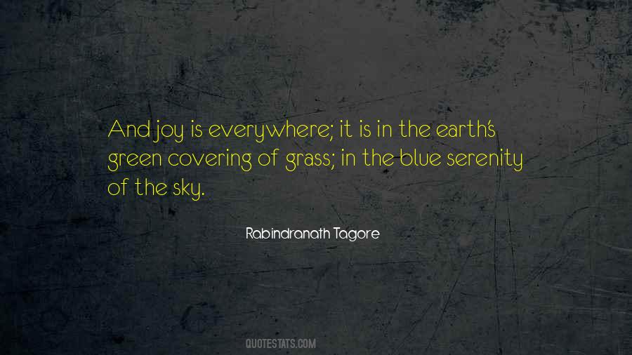 Green Grass Blue Sky Quotes #1726652