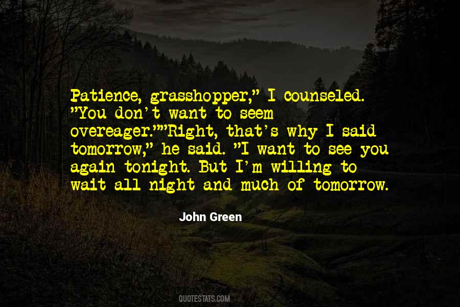 Green Grasshopper Quotes #789431