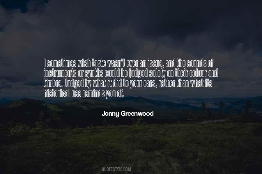 Greenwood Quotes #30857