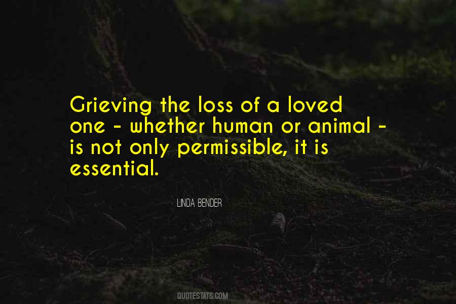 Grieving The Loss Quotes #643573