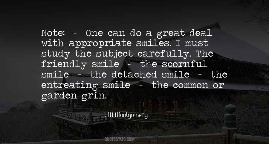 Grin Smile Quotes #929212