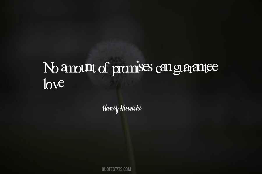 Guarantee Love Quotes #412916