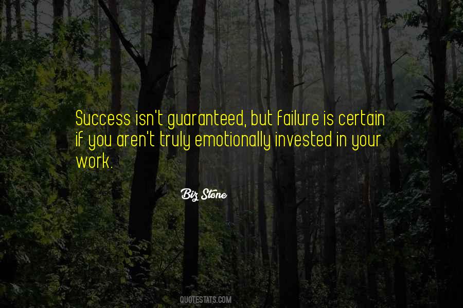 Guaranteed Success Quotes #1035550