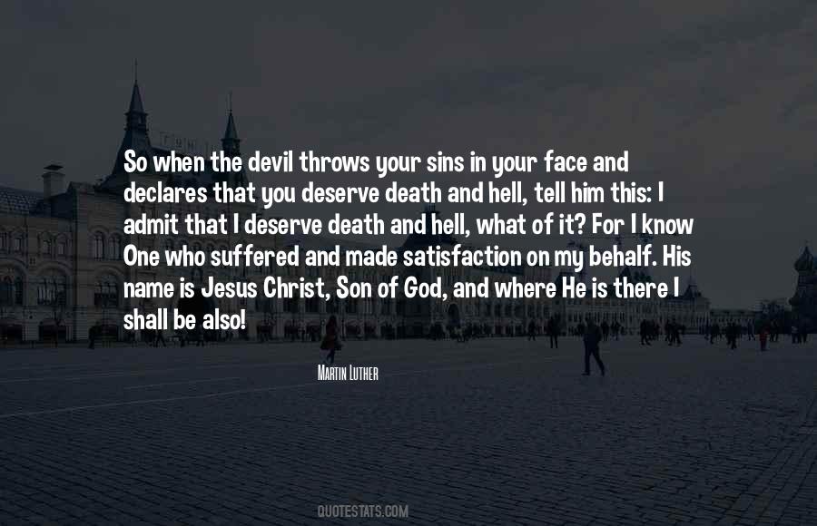 Quotes About The Devil You Know #503506