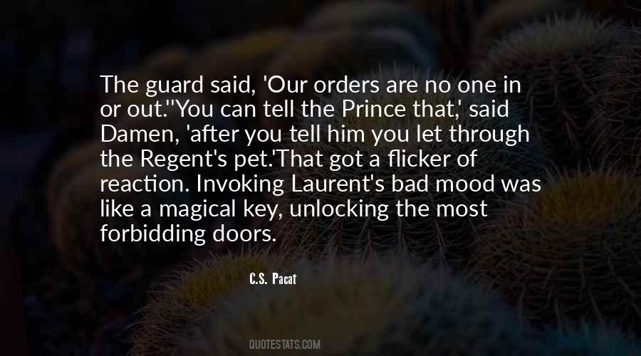 Guard Is Up Quotes #4143