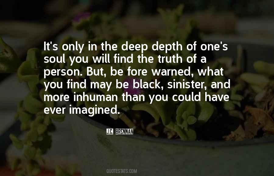 Quotes About The Depth Of A Person #1546397