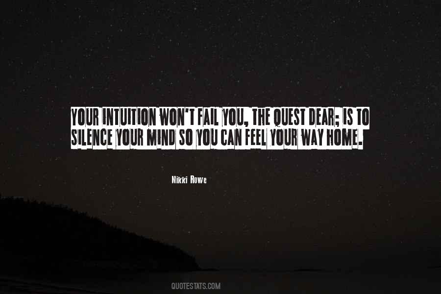 Gut Intuition Quotes #432113