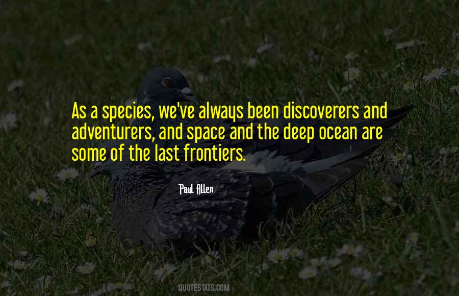 Quotes About The Deep Ocean #1015397