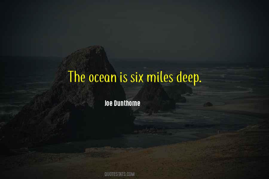 Quotes About The Deep Ocean #1239191