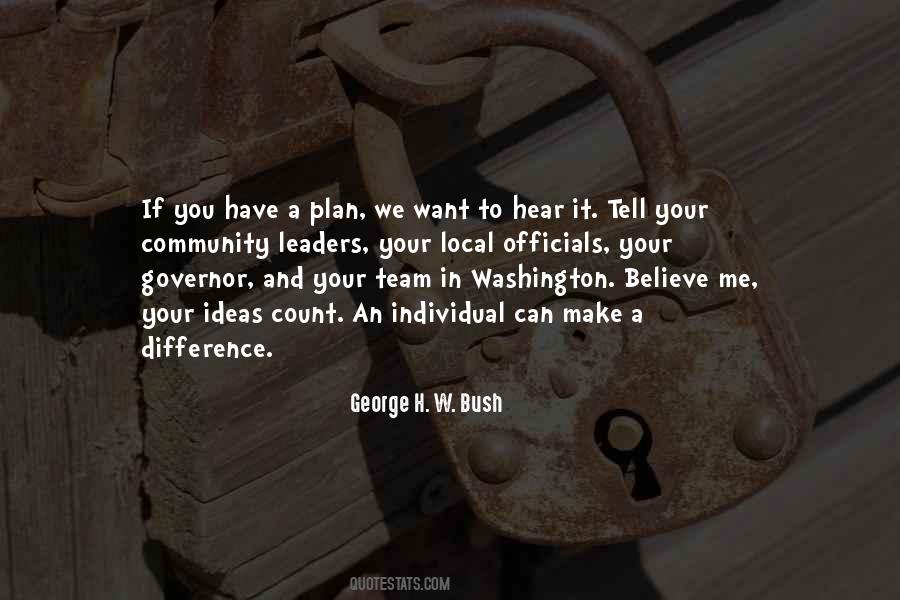 H W Bush Quotes #17643