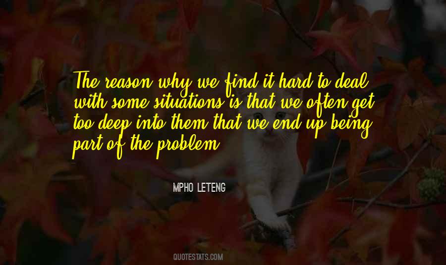 Quotes About The Deep End #979664 Quotes About The Deep End #979664