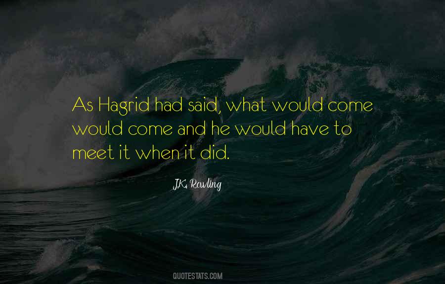 Hagrid's Quotes #1844327