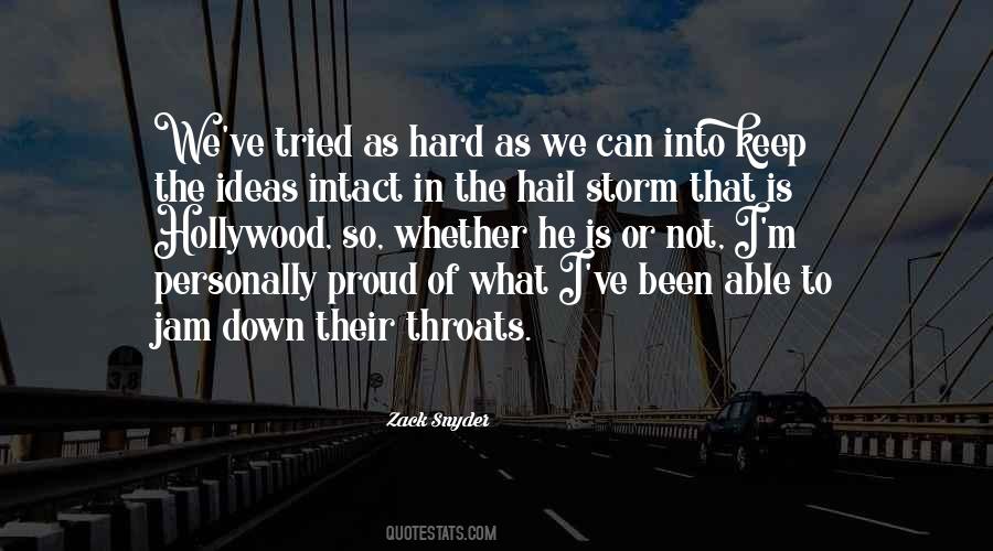 Hail Storm Quotes #1157016