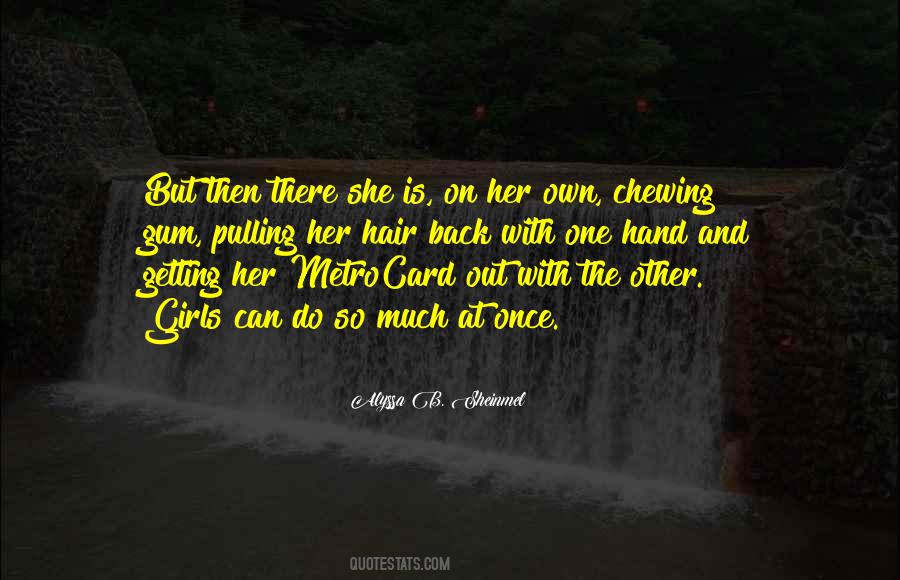 Hair Pulling Quotes #81304