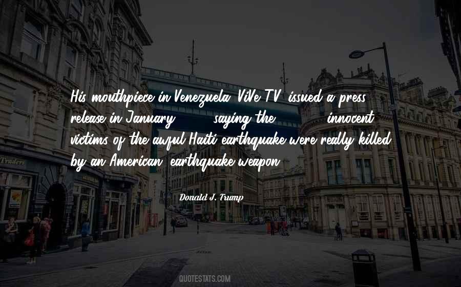 Haiti Earthquake Quotes #1774067