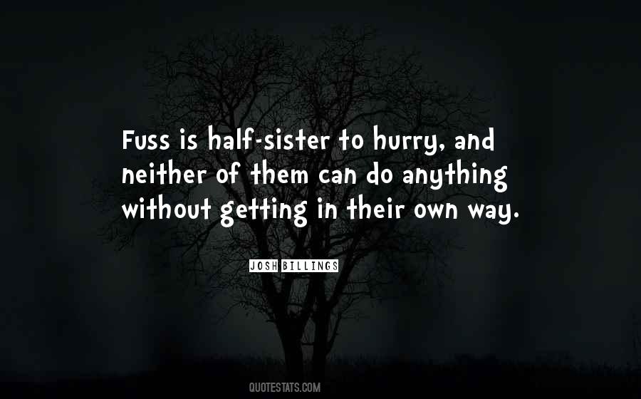 Half Sister Quotes #1491576