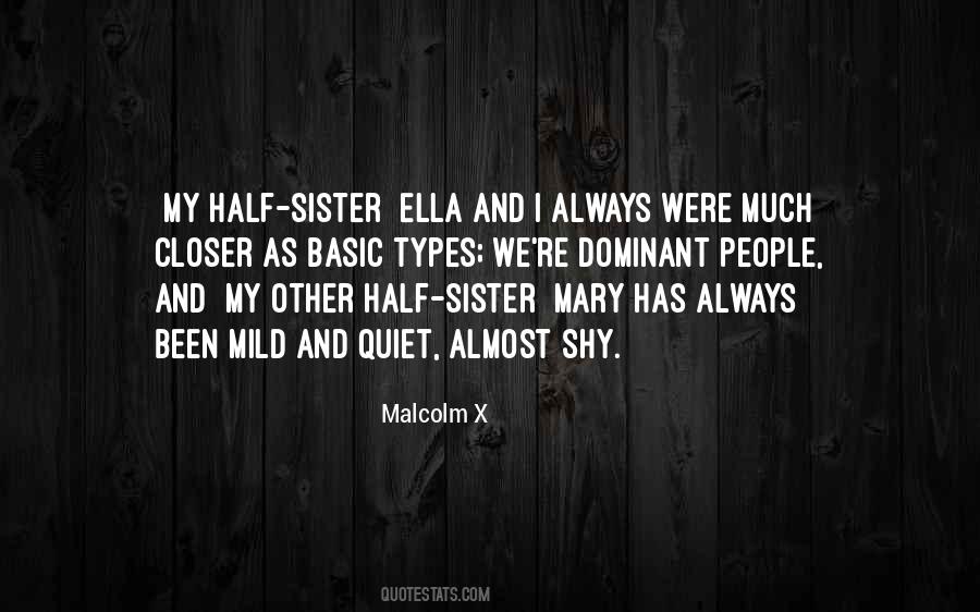 Half Sister Quotes #508000
