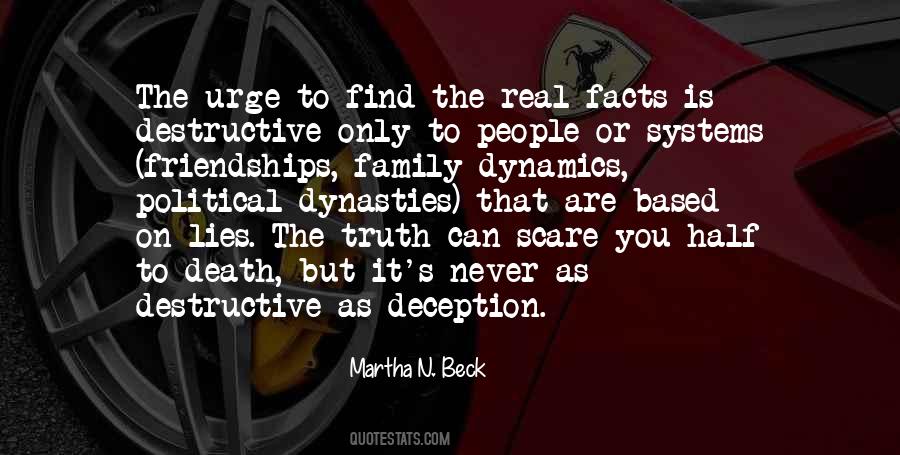 Half Truth Lies Quotes #1566865