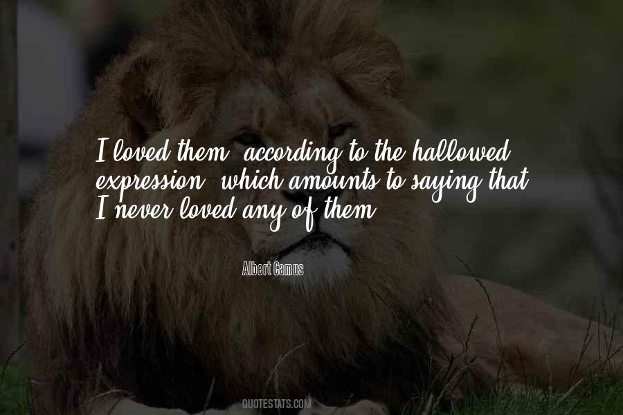 Hallowed Quotes #1541049