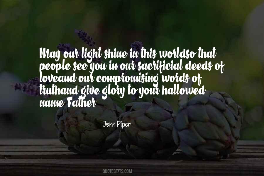 Hallowed Quotes #226347