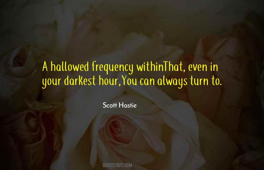 Hallowed Quotes #97358