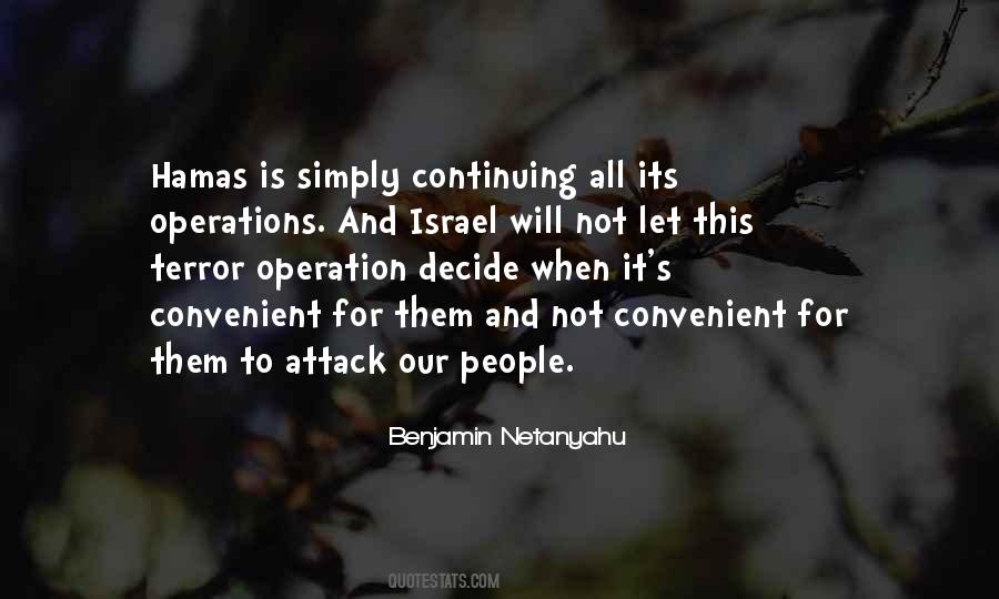 Hamas Israel Quotes #47931