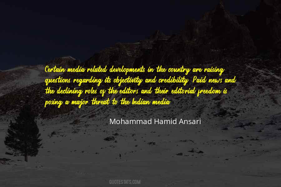 Hamid Ansari Quotes #786633