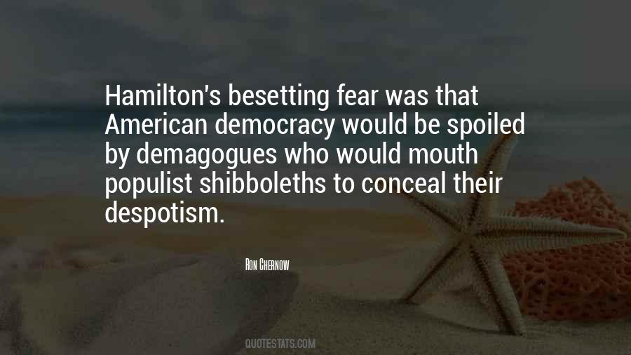Hamilton's Quotes #1280523