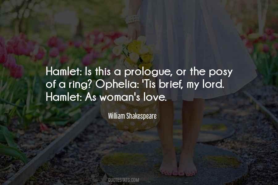 Hamlet Love Quotes #1454977