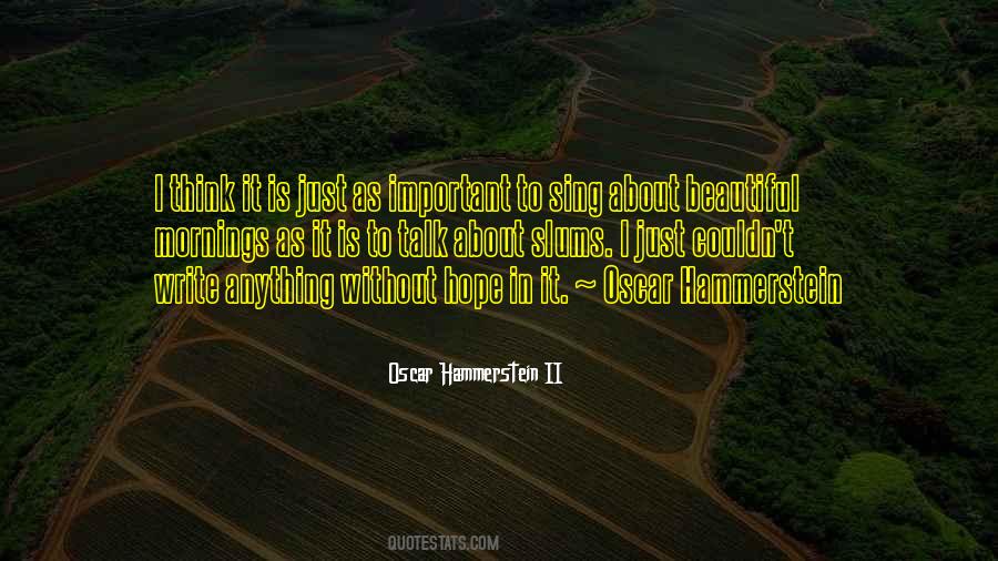 Hammerstein Quotes #1343180