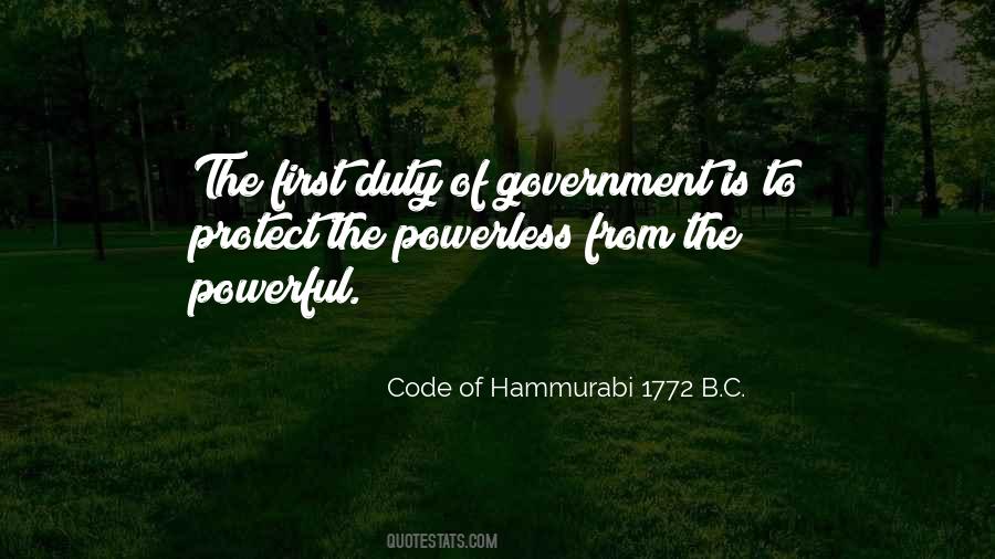 Hammurabi's Code Quotes #1231870