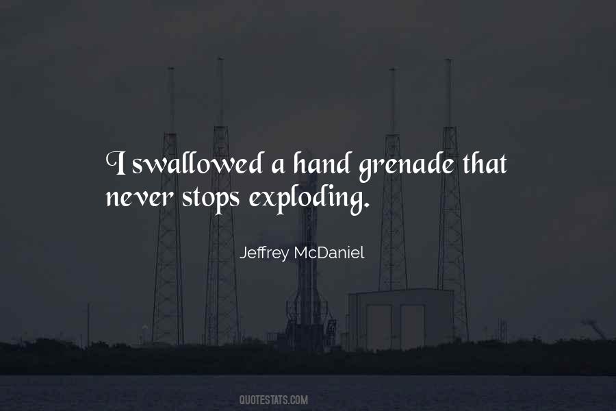 Hand Grenade Quotes #142890