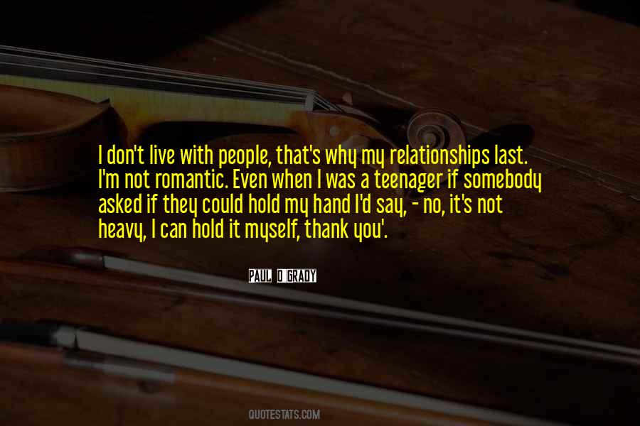 Hand Hold Quotes #132578