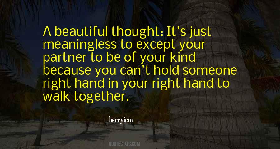 Hand Hold Quotes #226654