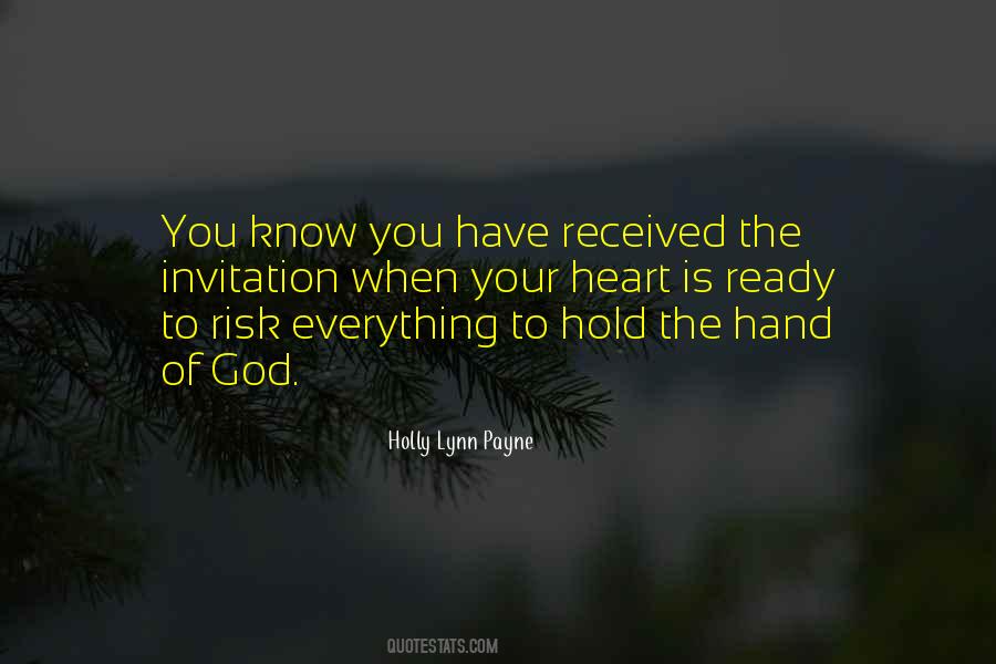Hand Hold Quotes #392880