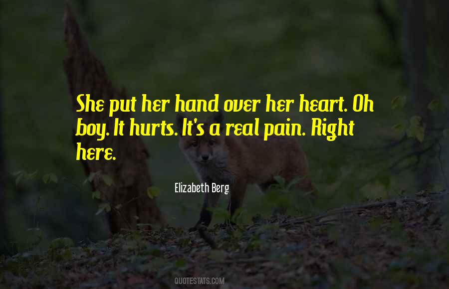 Hand Over Heart Quotes #140836