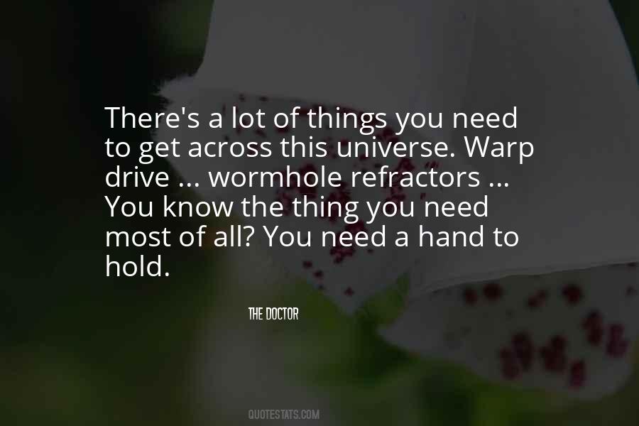 Hand To Hold Quotes #1212834