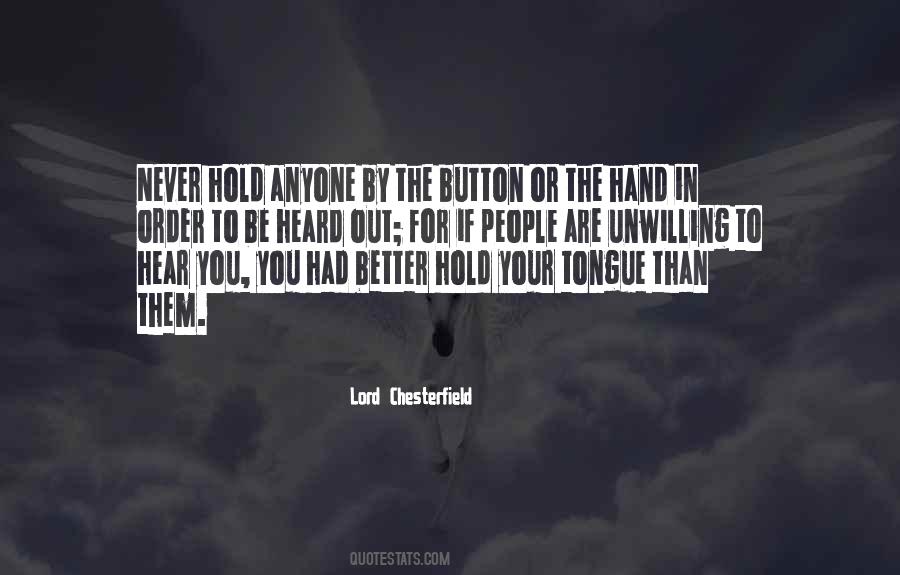 Hand To Hold Quotes #339654