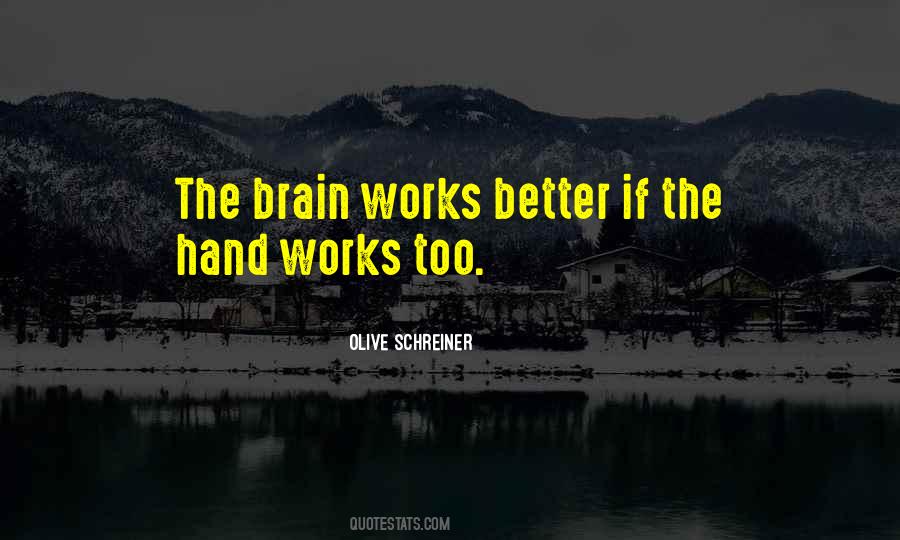Hand Works Quotes #577332