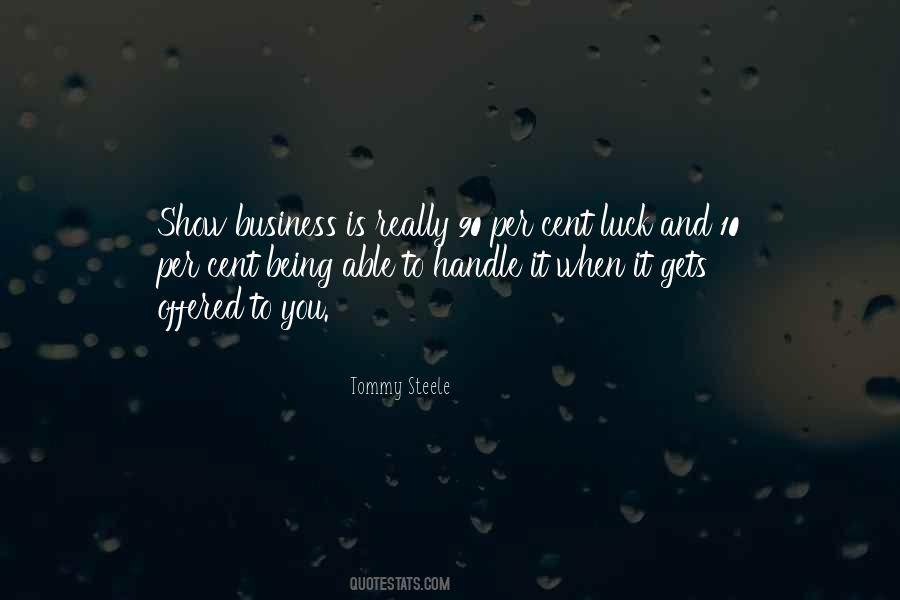 Handle Your Own Business Quotes #1238921
