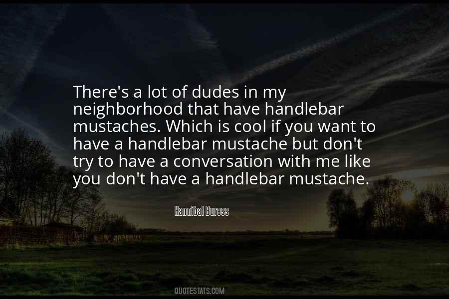 Handlebar Mustache Quotes #40174