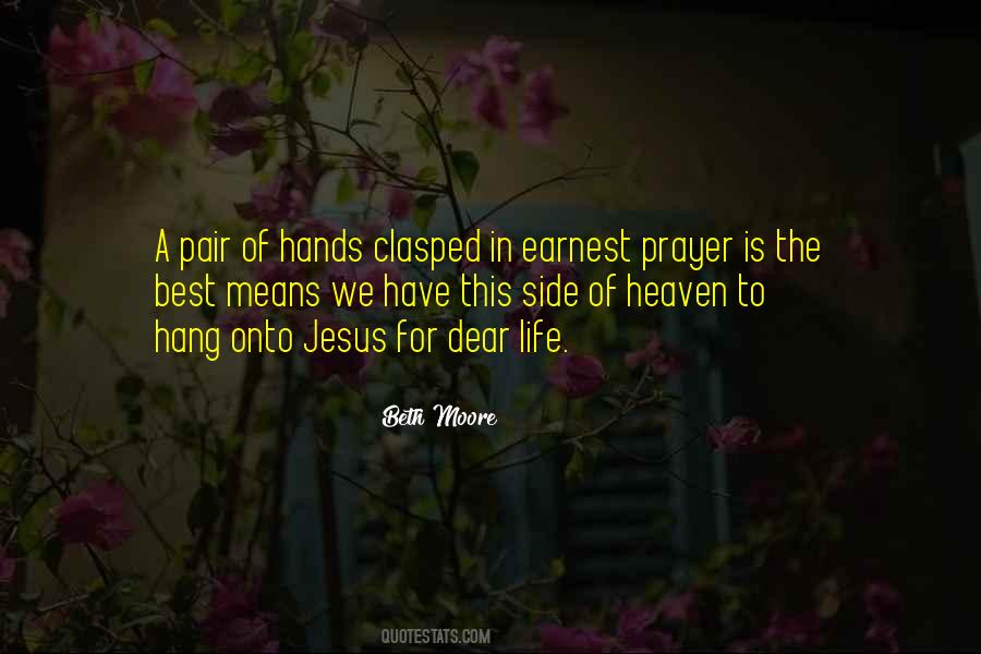 Hands In Prayer Quotes #57111