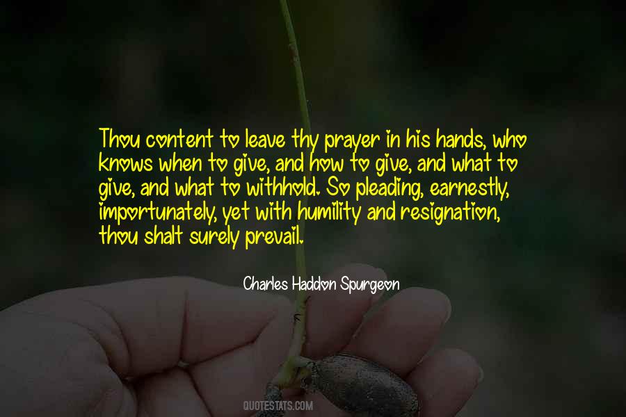 Hands In Prayer Quotes #612319