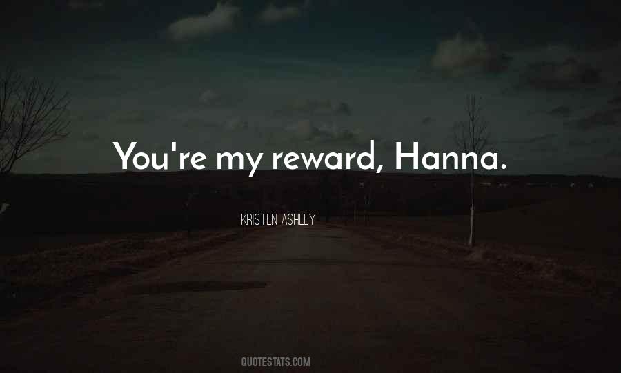 Hanna Quotes #1666590