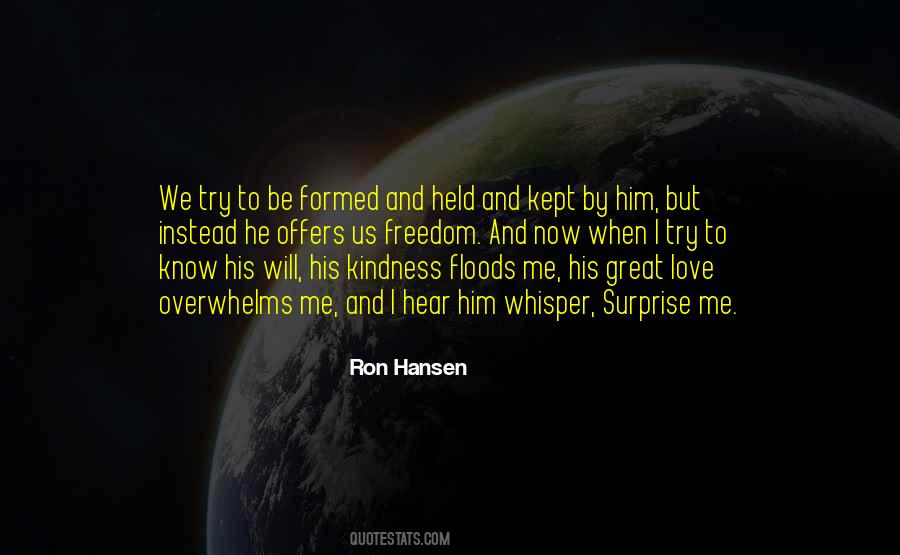 Hansen Quotes #98355